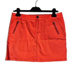 Gap Skirt Woman’s 6 Orange Stretch Casual Summer